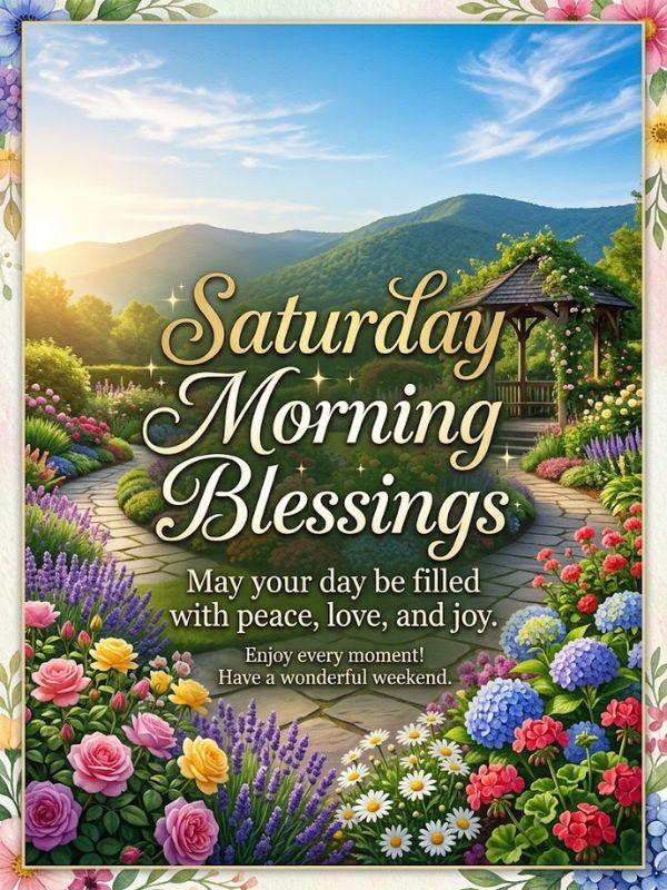 Saturday Morning Blessings 