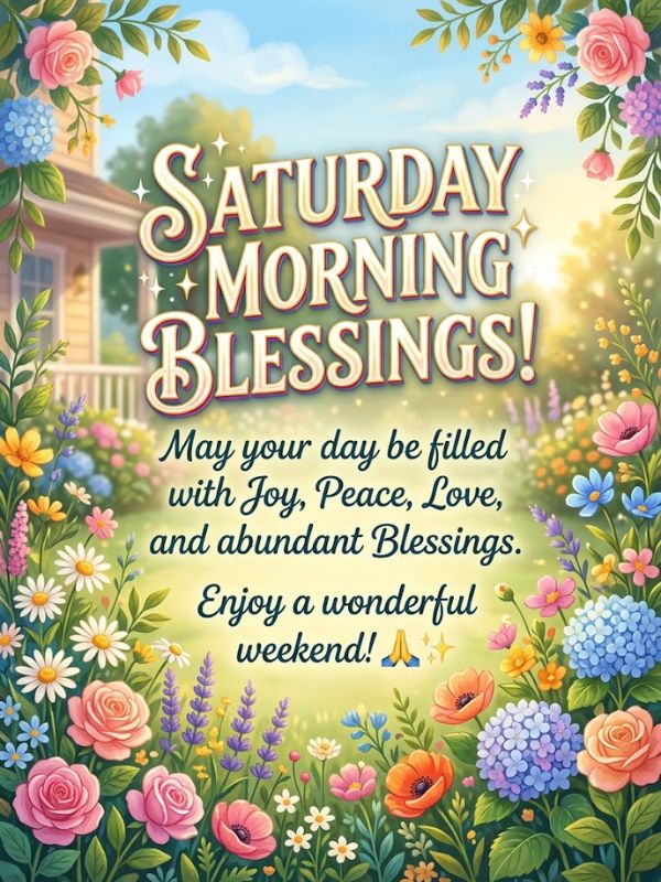 Saturday Morning Blessings