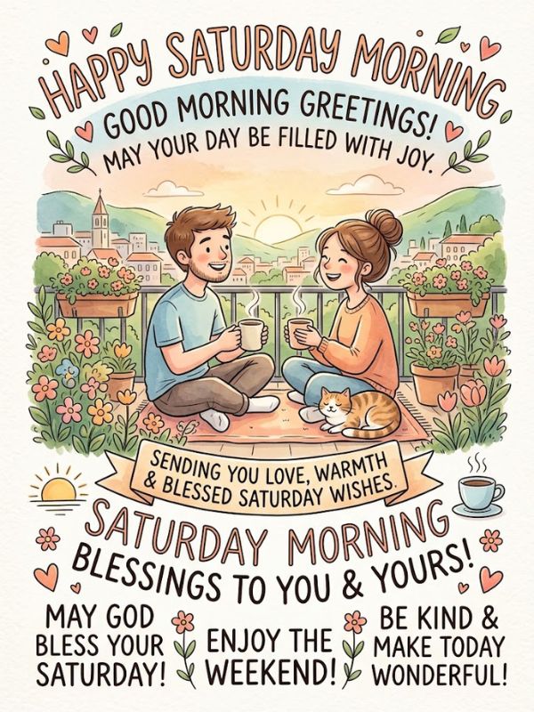Saturday Morning Greetings and Blessings