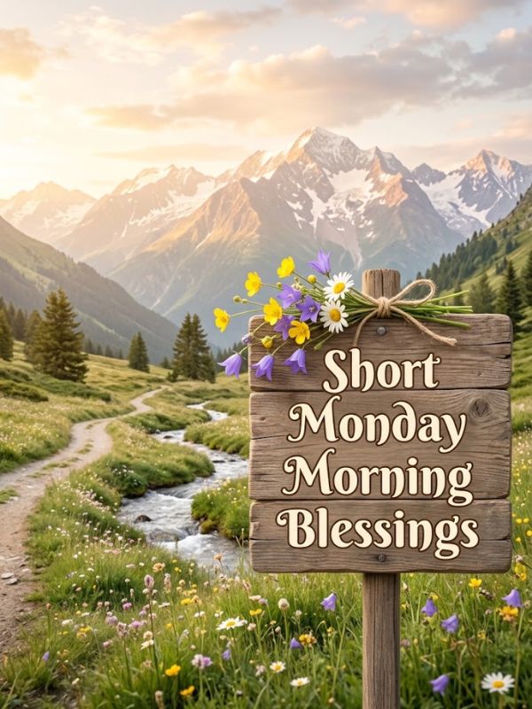 Short Monday Morning Blessings