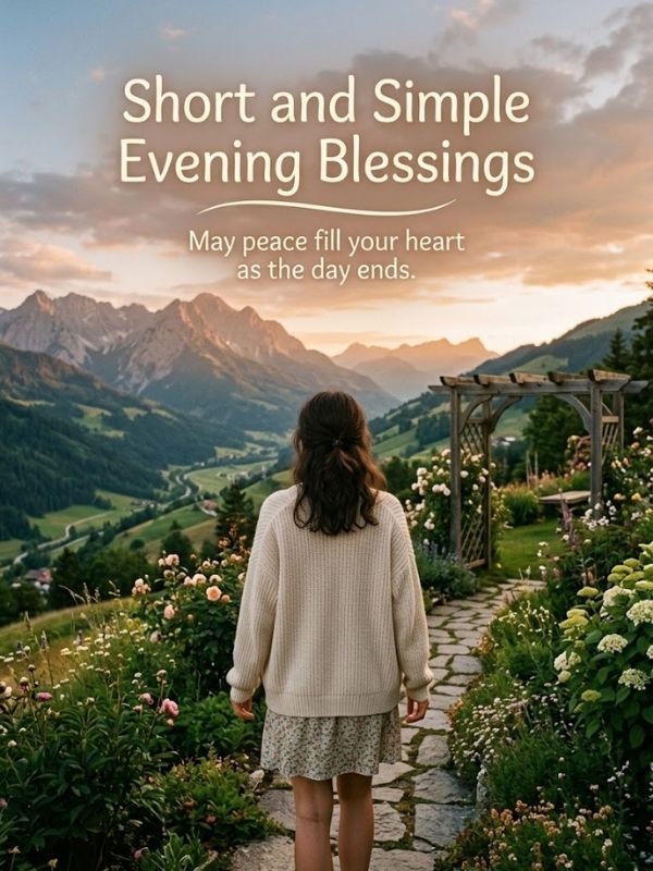Short and Simple Evening Blessings