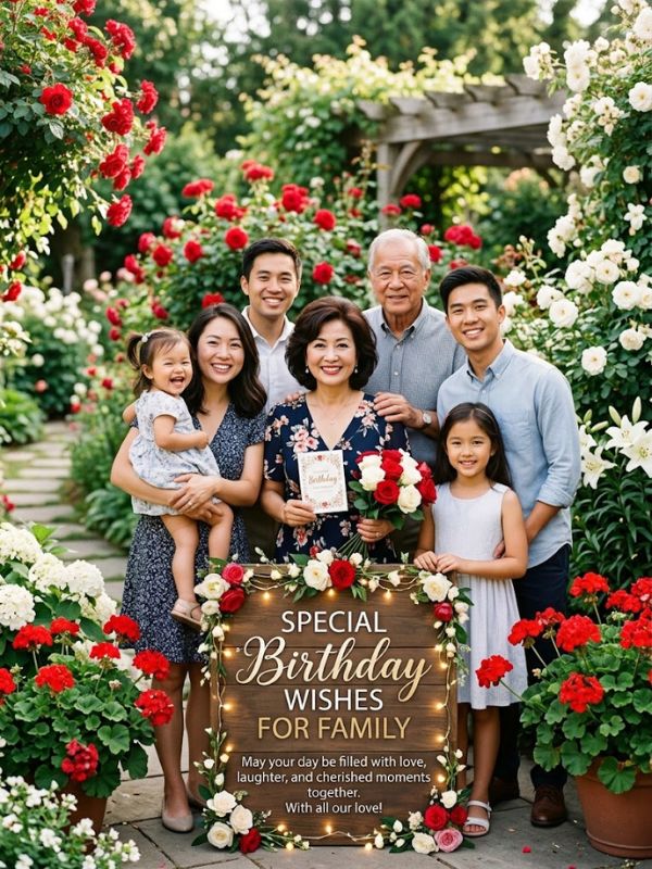 Special Birthday Wishes for Family