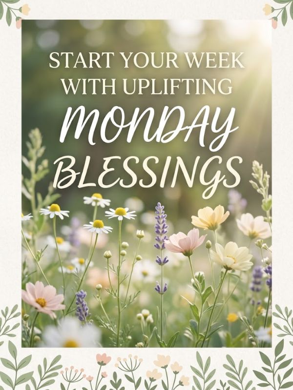 Start Your Week With Uplifting Monday Blessings