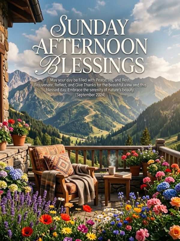 Sunday Afternoon Blessings 