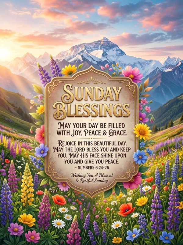 Sunday Blessings Quotes