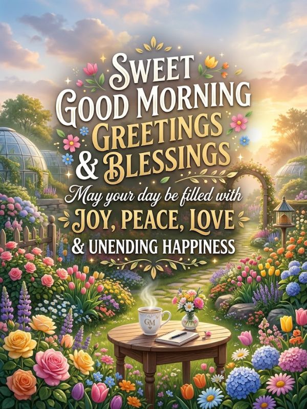 Sweet Good Morning Greetings and Blessings