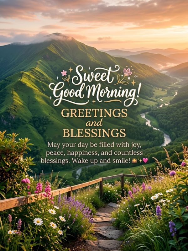 Sweet Good Morning Greetings and Blessings