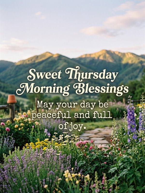 Sweet Thursday Morning Blessings