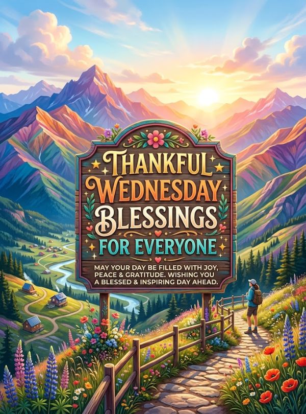 Thankful Wednesday Blessings for Everyone