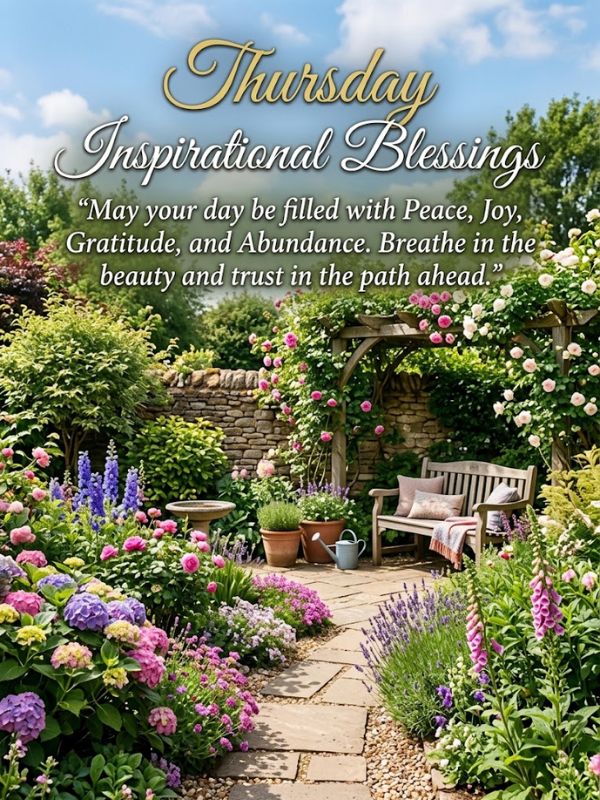 Thursday Inspirational Blessings