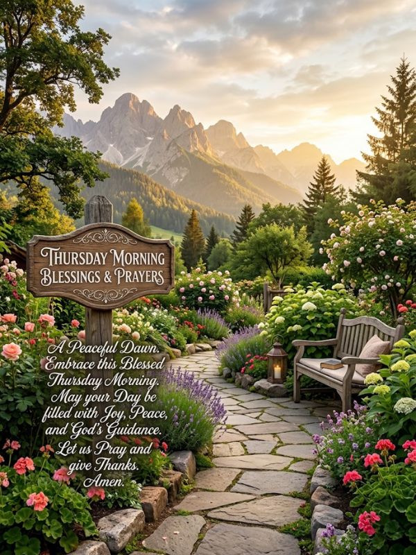 Thursday Morning Blessings and Prayers