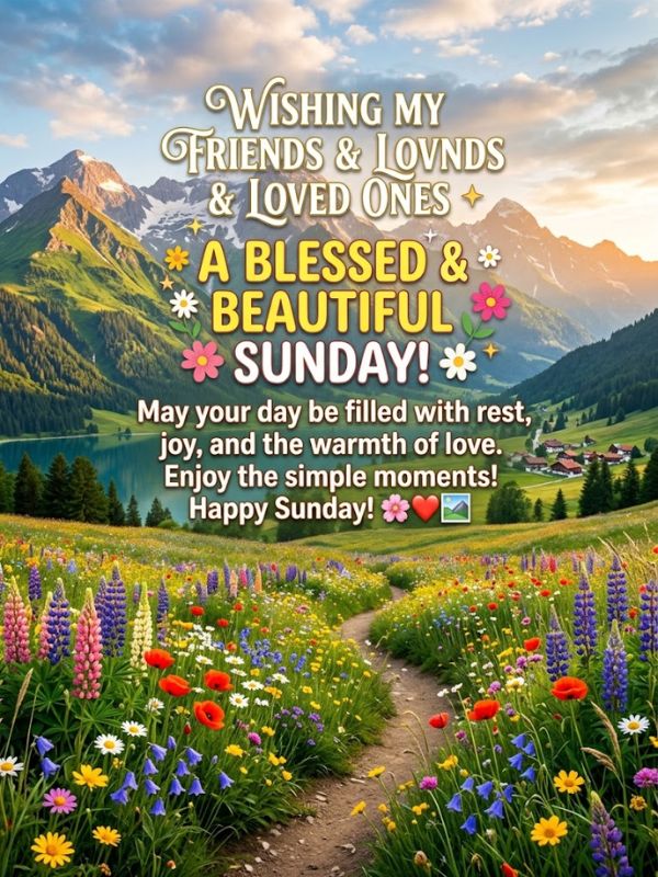Uplifting Good Morning Sunday Greetings