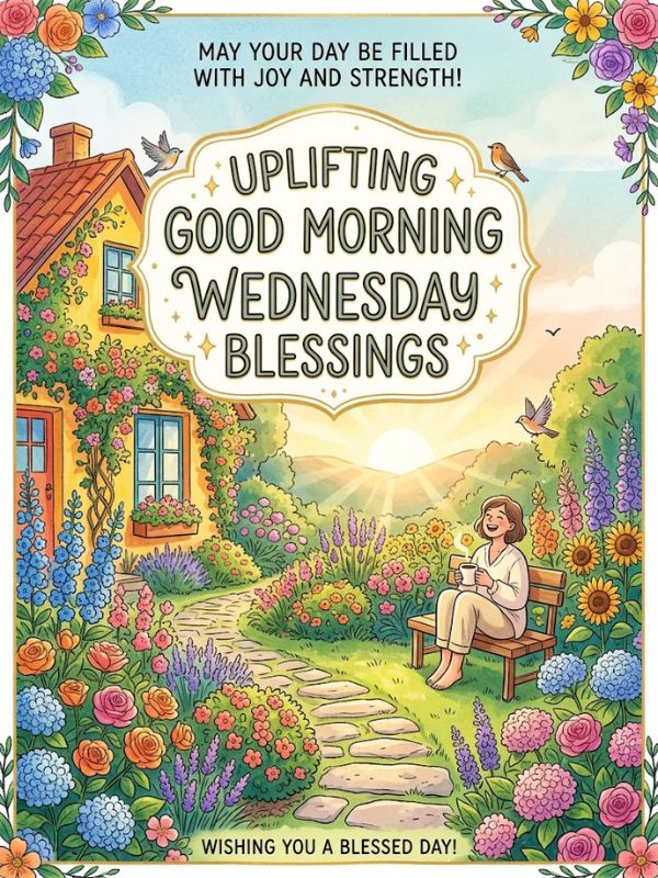 Uplifting Good Morning Wednesday Blessings