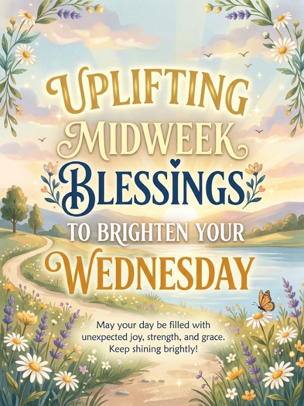 Uplifting Midweek Blessings to Brighten Your Wednesday