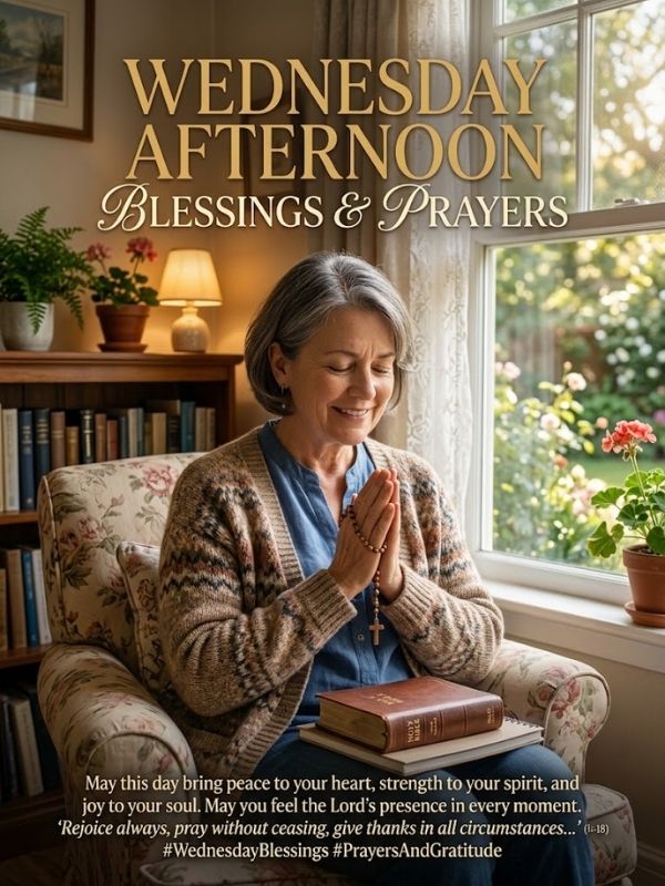 Wednesday Afternoon Blessings and Prayers