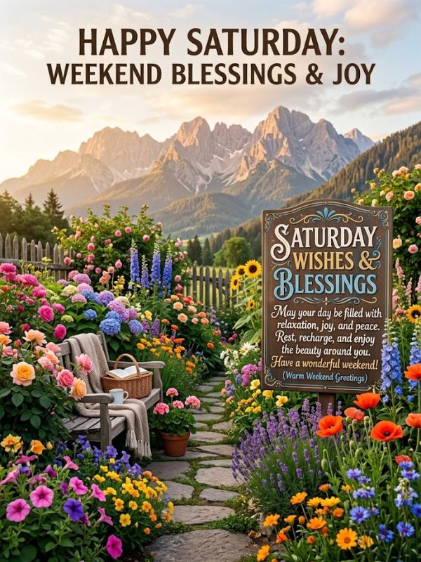 Weekend Saturday Wishes and Blessings