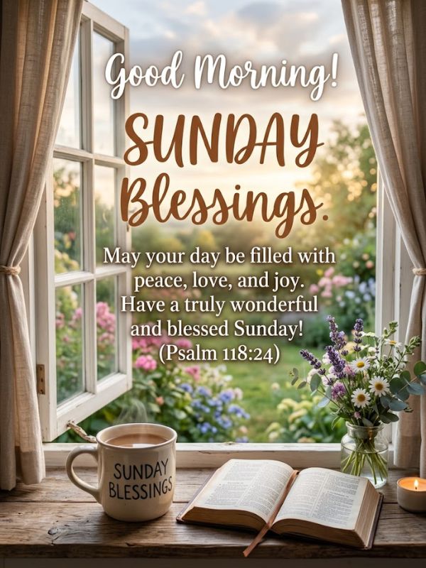 good morning sunday blessings