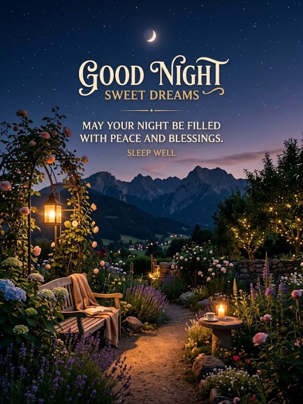 good night blessings images 
