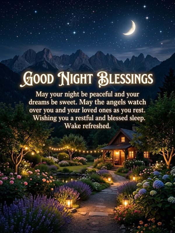 good night blessings images