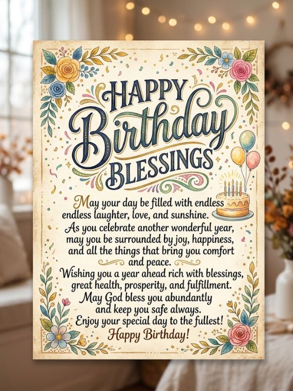 happy birthday blessings