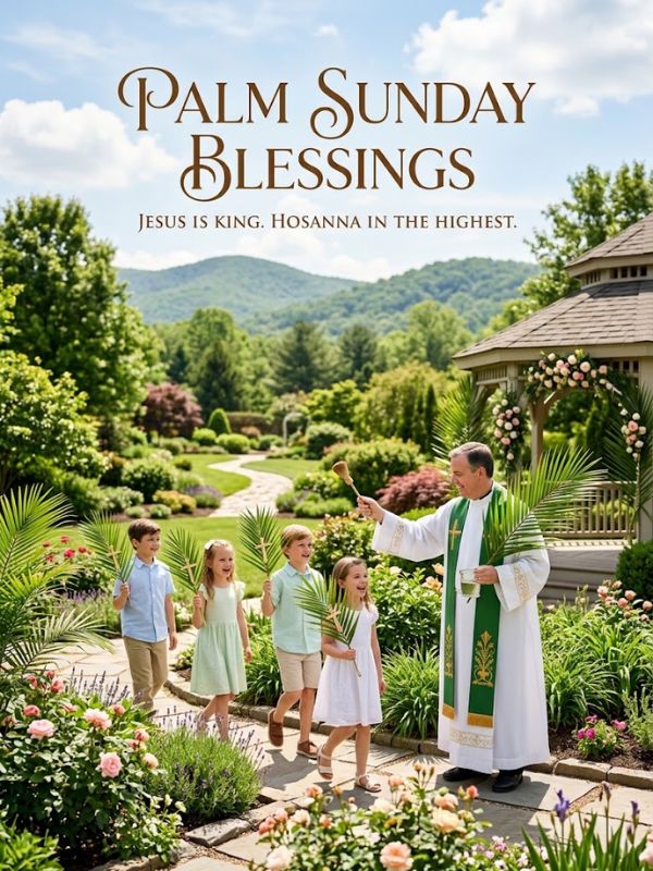 palm sunday blessings