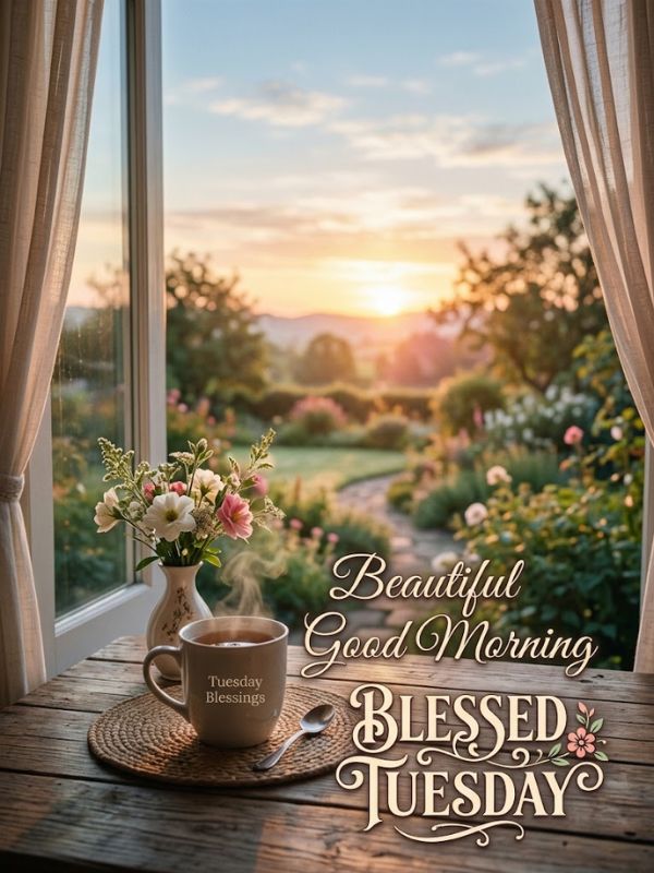 Beautiful Good Morning Blessed Tuesday