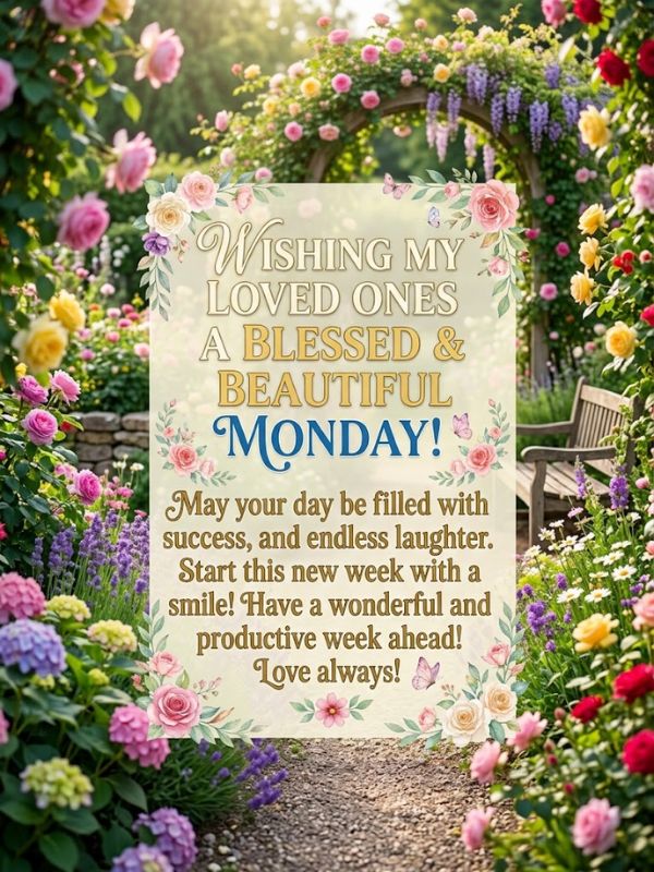Best Monday Wishes for Loved Ones