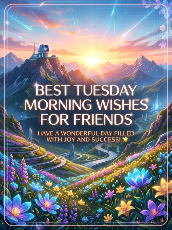 Best Tuesday Morning Wishes for Friends