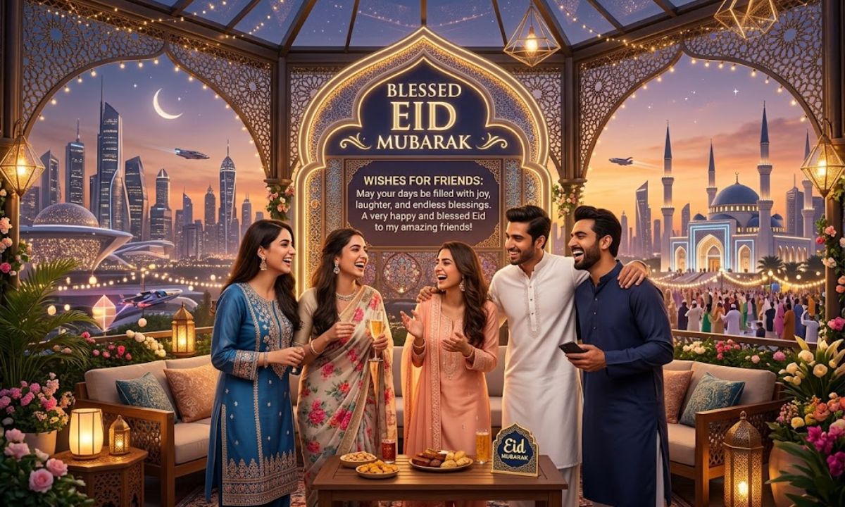 Blessed Eid Mubarak Wishes for Friends