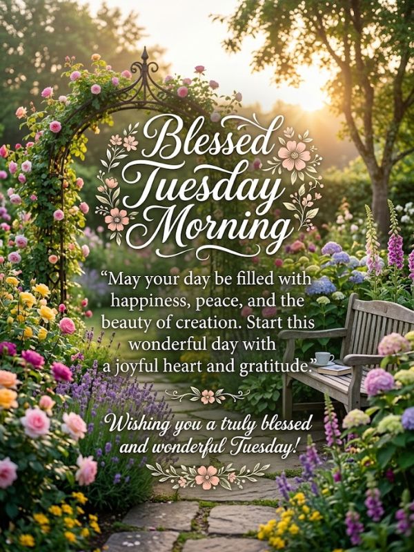 Blessed Tuesday Morning Quotes