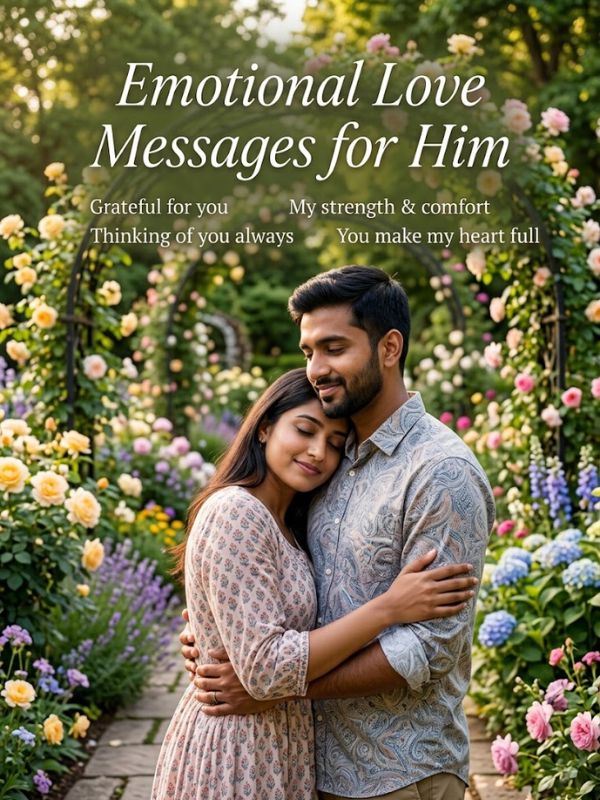 Emotional Love Messages for Him 