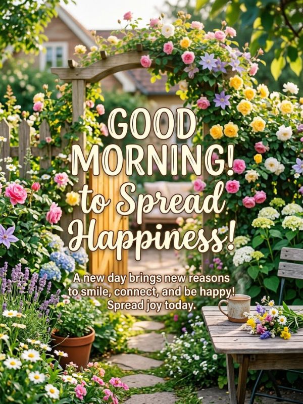Good Morning Greetings to Spread Happiness