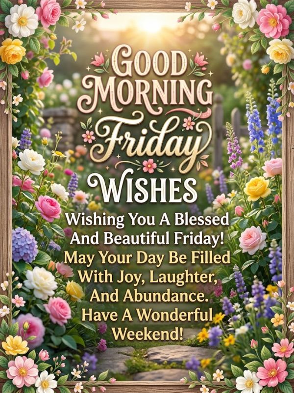 Good Morning Wishes Friday