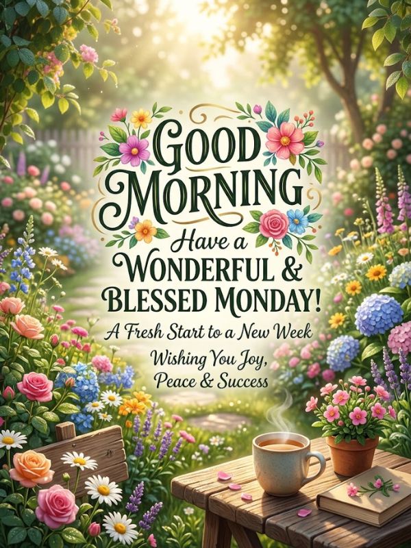 Good Morning Wishes Monday