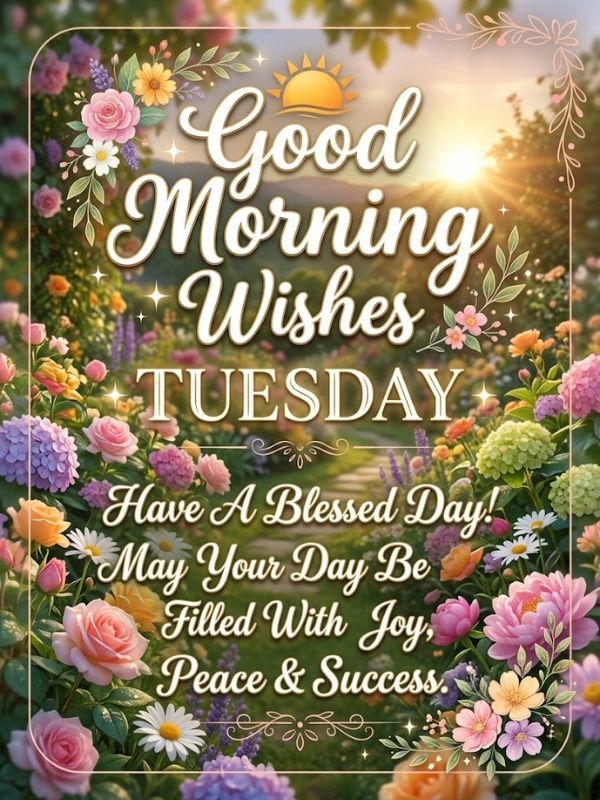 Good Morning Wishes Tuesday
