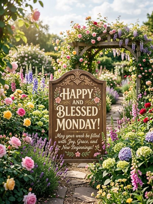Happy and Blessed Monday