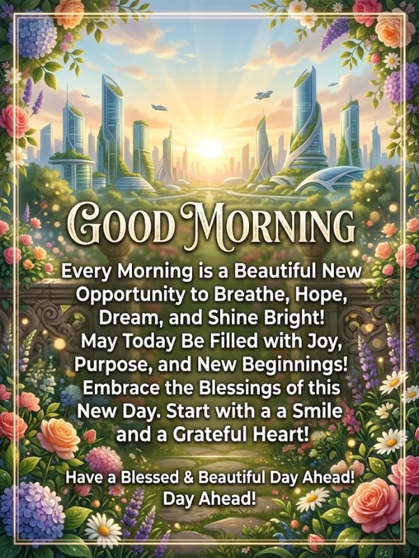 Inspirational Good Morning Wishes