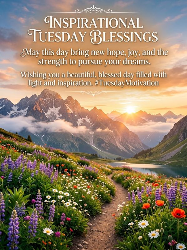 Inspirational Tuesday Blessings Quotes