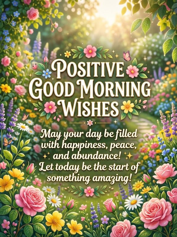 Positive Good Morning Wishes