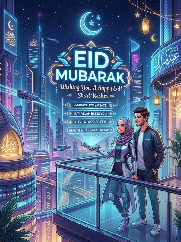 Short Eid Mubarak Wishes in English