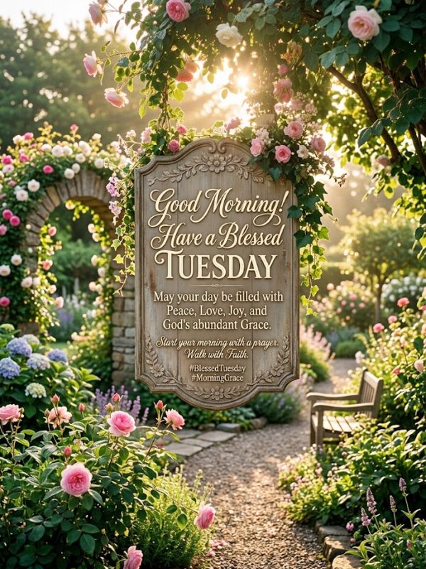 Spiritual and Religious Good Morning Blessed Tuesday
