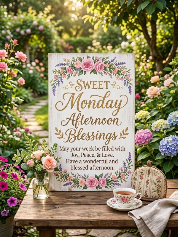 Sweet Monday Afternoon Blessings